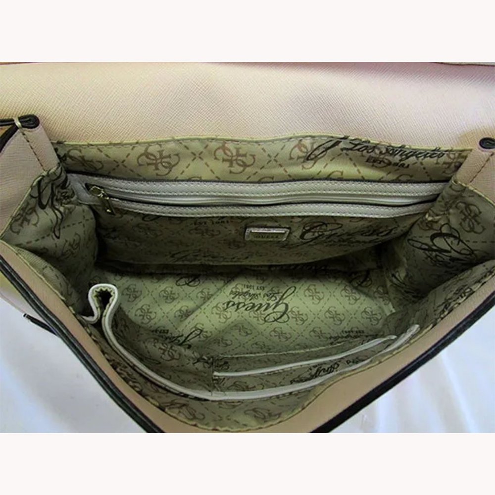 Guess Color Block Top Handle Satchel Shoulder Bag - image 4